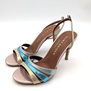 Kurt Geiger Brixton Ankle Strap Stiletto Heel Sandal Women's Size US6 EU36.5